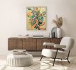 Birds of Paradise | Oil And Acrylic Painting in Paintings by Anne Blenker. Item made of canvas