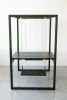 Black 2-Seater with Blackened Cedar Wood | Picnic Table in Tables by SwingTables. Item composed of wood and steel