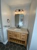 Model #1039 - Custom Single Sink Vanity | Countertop in Furniture by Limitless Woodworking. Item made of maple wood works with mid century modern & contemporary style