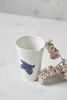 Porcelain Coffee Mug Koi Fish | Drinkware by ShellyClayspot. Item composed of ceramic in contemporary style
