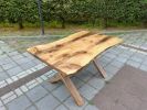 Live Edge Black Walnut Dining Table | Tables by Tinella Collection. Item composed of walnut in country & farmhouse or eclectic & maximalism style