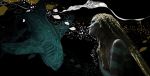 Ave and the whale | Digital Art in Art & Wall Decor by Russ Snedker. Item composed of canvas