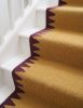 Handwoven Woolen Maroon Runner Rug | Rugs by Evergreen Carpets. Item made of wool compatible with boho and minimalism style