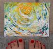 Time for greatness(2025) | Oil And Acrylic Painting in Paintings by Elena Parau. Item made of paper works with contemporary & country & farmhouse style