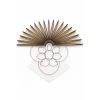 'Celestial Bloom' | Wall Sculpture in Wall Hangings by Sangeeta Sagar. Item made of wood & metal compatible with contemporary and art deco style