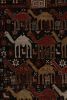 Rug & Kilim’s Shirvan Tribal Rug In Red, Orange & Brown | Area Rug in Rugs by Rug and Kilim