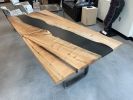 Maple Epoxy River Dining Table 393 | Tables by KC Custom Hardwoods