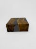 Wooden Waterfall Design Epoxy Resin Coffee Table | Tables by Tinella Collection. Item composed of walnut compatible with modern and rustic style