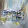 Journey to the Top Oil Contemporary Abstract | Oil And Acrylic Painting in Paintings by Strokes by Red - Red (Linda Harrison). Item made of synthetic