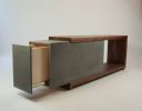 Mignun Grey | Console Table in Tables by Curly Woods. Item composed of walnut