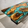 Epoxy Dining Table, Epoxy Resin Table, Epoxy Wood Table | Tables by Innovative Home Decors. Item made of wood works with country & farmhouse & art deco style