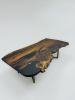 500 Year Old Walnut Epoxy Table - Resin Art Table | Dining Table in Tables by TigerWoodAtelier. Item composed of walnut in minimalism or art deco style
