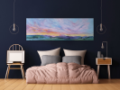 April Sunset | Oil And Acrylic Painting in Paintings by Jessica Marshall / Library of Marshall Arts. Item made of canvas works with country & farmhouse style