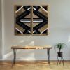 Sonora Set of 2 Aztec Wood Wall Art with Mexican Patterns | Wall Sculpture in Wall Hangings by Skal Collective. Item made of wood