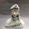 Tibetan Lady ceramic Sculpture | Sculptures by Jenny Chan. Item made of ceramic