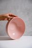 Handmade Porcelain Salad Serving Bowl. Powder Pink | Serveware by Creating Comfort Lab. Item composed of ceramic