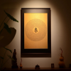 Imperial Yunjin Silk Brocade Shurangama Mantra Thangka Frame | Embroidery in Wall Hangings by Dynasty Artisan. Item made of wood & fabric compatible with contemporary and eclectic & maximalism style