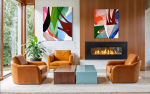 A Garden of My Own - Original Painting | Oil And Acrylic Painting in Paintings by Jilli Darling. Item made of canvas & synthetic compatible with boho and minimalism style