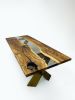 conference table | epoxy table | resin wood table | handmade | Tables by Tinella Collection. Item composed of walnut in boho or minimalism style