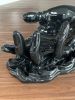 Beautiful black hand table all hand made in Europe luxus art | Coffee Table in Tables by ultimate European. Item composed of glass compatible with country & farmhouse and coastal style