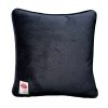 hand-embroidered needlepoint GOSSIP GIRL pillow * OOAK | Pillows by Mommani Threads. Item made of wool compatible with contemporary and eclectic & maximalism style