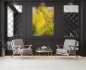 The Temple - Abstract expressionist nature painting | Oil And Acrylic Painting in Paintings by Jennifer Baker Fine Art. Item made of canvas works with contemporary style