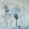 Speaking in Flowers | Oil And Acrylic Painting in Paintings by Jessica Whitley Studio. Item made of wood with synthetic