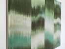 Emerald Current - Commission | Tapestry in Wall Hangings by Jessie Bloom Studio. Item made of wood with cotton works with boho & mid century modern style