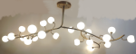 Branch Chandelier by Prestige Chandelier | Chandeliers by Custom Lighting by Prestige Chandelier. Item made of bronze with glass