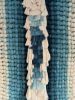 Glacial Blues | Macrame Wall Hanging in Wall Hangings by Demi Kahn Art | Throughgood Coffee in Houston. Item made of cotton with fiber