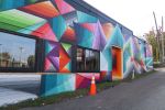 Google Fiber mural | Street Murals by Nathan Brown. Item composed of synthetic