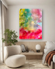 'Rainbow' | Paintings by Christina Twomey Art + Design. Item made of birch wood works with minimalism & contemporary style