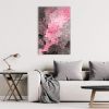 Birth of Pink | Oil And Acrylic Painting in Paintings by Alessia Lu. Item made of canvas compatible with contemporary and modern style
