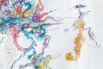“Magnet of Hope” Fiber Painting | Mixed Media by Emma Balder. Item composed of paper and fiber