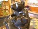 Bear Hug | Public Sculptures by Jim Sardonis | Helen A Thompson School in West Gardiner