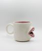 Handmade Ceramic Lip Mug | Drinkware by KOLOS ceramics. Item composed of ceramic in contemporary or eclectic & maximalism style