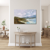 The Land Between - Coastal Painting | Oil And Acrylic Painting in Paintings by Filomena Booth Fine Art. Item composed of canvas compatible with contemporary and coastal style