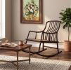 Legacy Imperial Zen Rocking Chair Minimalist Ming Series IV | Armchair in Chairs by Dynasty Artisan. Item made of wood works with minimalism & contemporary style