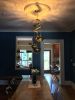 Iris Chandelier | Chandeliers by lightexture. Item made of wood with brass works with boho & minimalism style