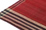 Vintage Persian Kilim Runner in Red with Blue and White | Area Rug in Rugs by Rug and Kilim