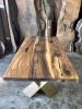 Walnut Dining Table - Custom Live Edge Table | Conference Table in Tables by Tinella Wood. Item composed of walnut in minimalism or art deco style