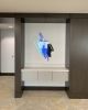 Triple Scribble (Blue) Wall Sculpture | Wall Hangings by Ryan Coleman. Item made of synthetic