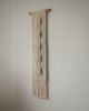 Wave textile wall art in Wabi Sabi style | Wall Sculpture in Wall Hangings by Versh Gallery. Item made of cotton works with minimalism & japandi style