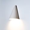 Icelandia Wall Sconce | Minimalistic Cone Shaped Downlight | Sconces by A19 Artisan Lighting | Drift Palm Springs in Palm Springs. Item made of ceramic compatible with minimalism and mid century modern style