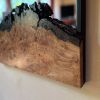 Eye-catching Live Edge Cherry Burl Mirror | Decorative Objects by thomas weber. Item made of wood with glass works with boho & country & farmhouse style