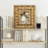 Contemporary Neutral Abstract Oil Painting in Vintage Frame | Oil And Acrylic Painting in Paintings by Suzanne Nicoll Studio. Item made of wood works with contemporary style