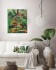 Snake in the Grass | Oil And Acrylic Painting in Paintings by Anne Blenker. Item composed of canvas and synthetic