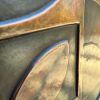 Circular Geometric Abstract Metal Wall Relief | Wall Sculpture in Wall Hangings by Element 29 Metalcraft. Item made of copper compatible with contemporary and art deco style