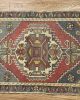 Vintage Hand-woven Turkish Rug Doormat| 1.10 x 3.3 | Small Rug in Rugs by Wool and Rug. Item made of wool works with boho & contemporary style