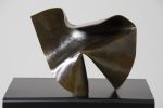 Folded Form 10 | Sculptures by Joe Gitterman Sculpture | Four Seasons Hotel Houston in Houston. Item made of bronze